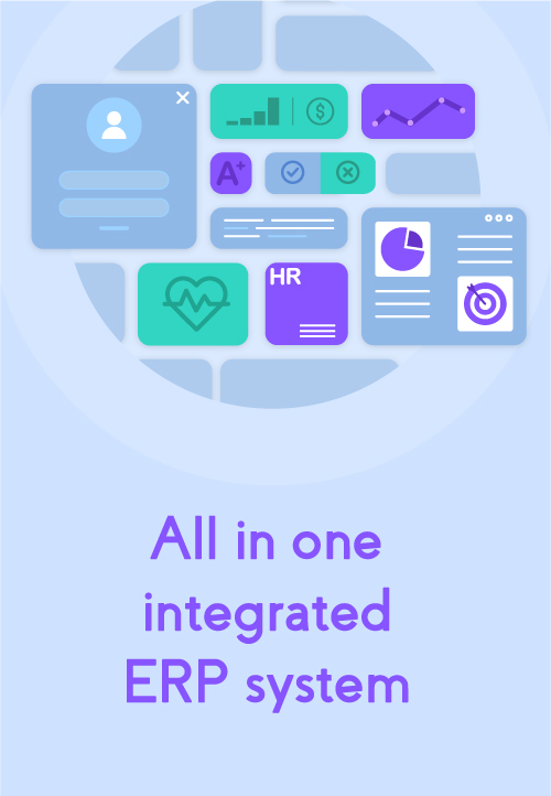 All in one integrated ERP system