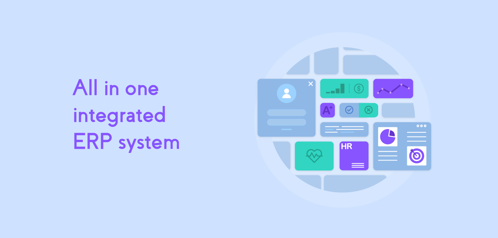 All in one integrated ERP system